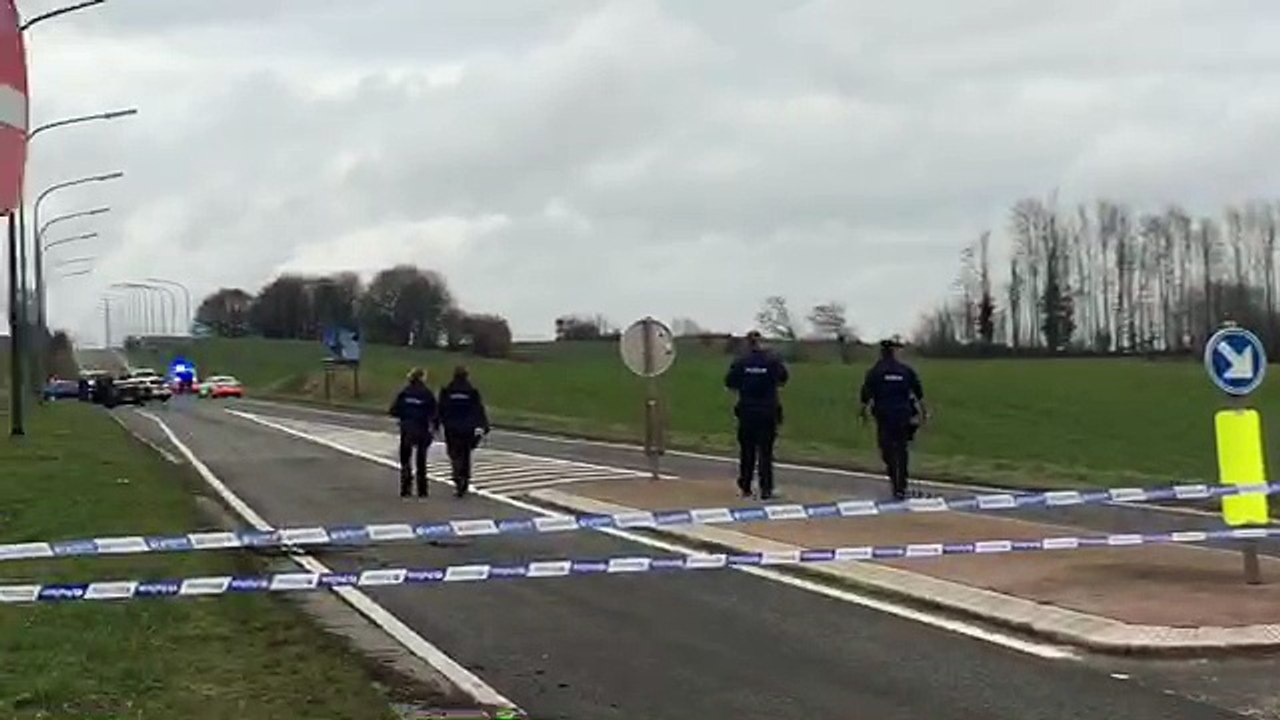 La Meuse-Luxembourg: lieu de l'accident course...
