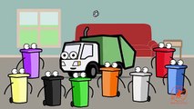 Learning Songs w/ Mr Munchie The Garbage Truck | Teaches Colors & Shapes! Garbage Truck Songs :)