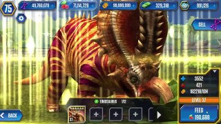 EINIOSAURUS MAX LEVEL 40! - Jurassic World The Game - *TOURNAMENT DINO* HD