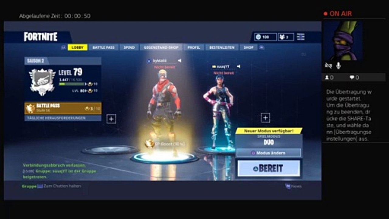 PS4-Live-Übertragung von byMaliii