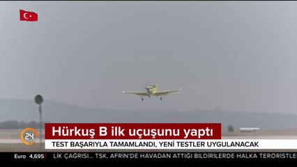 Hürkuş-B ilk uçuşunu yaptı