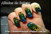 O SEGREDO! Unhas Marmorizadas Rosa ( com esmaltes nacionais ) ou Marble Nails Art Como se faz