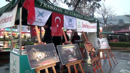 Öğrencilerden Zeytin Dalı Harekatı'na destek - TRABZON