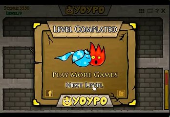 Fireboy Watergirl Kiss Walkthrough (All Levels 1 - 20) - Yoypo.com