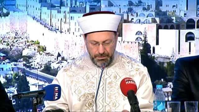 Diyanet İşleri Başkanı Prof. Dr. Ali Erbaş Vahyin Kutsadığı Şehir: Kudüs Toplantısının Sonuç...