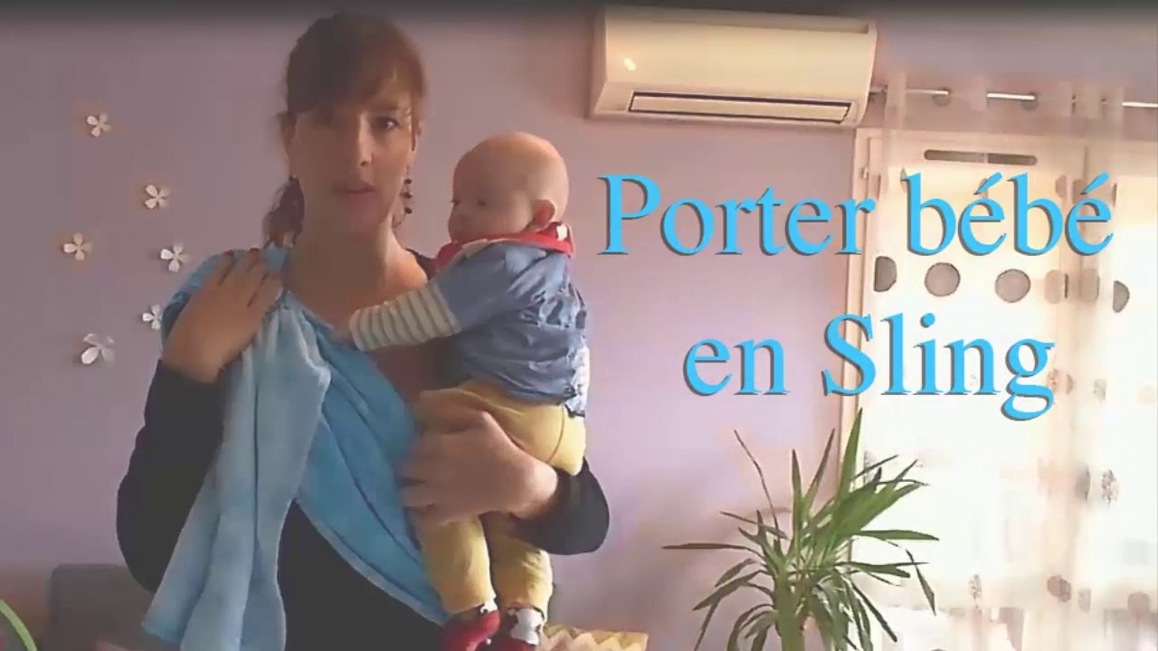 [TUTO]Comment porter bébé en sling (vrai bébé 4 mois) - Vidéo Dailymotion