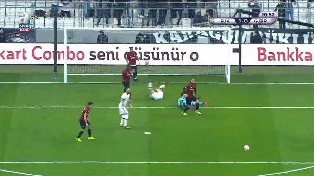 1-0 Mustafa Pektemek Goal Turkey Turkiye Kupasi Quarterfinal - 30.01.2018 Besiktas JK 1-0...