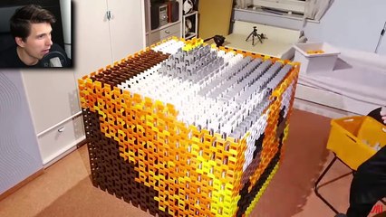 Der DOMINO PALUTEN WELTREKORD mit 21,600 STEINEN