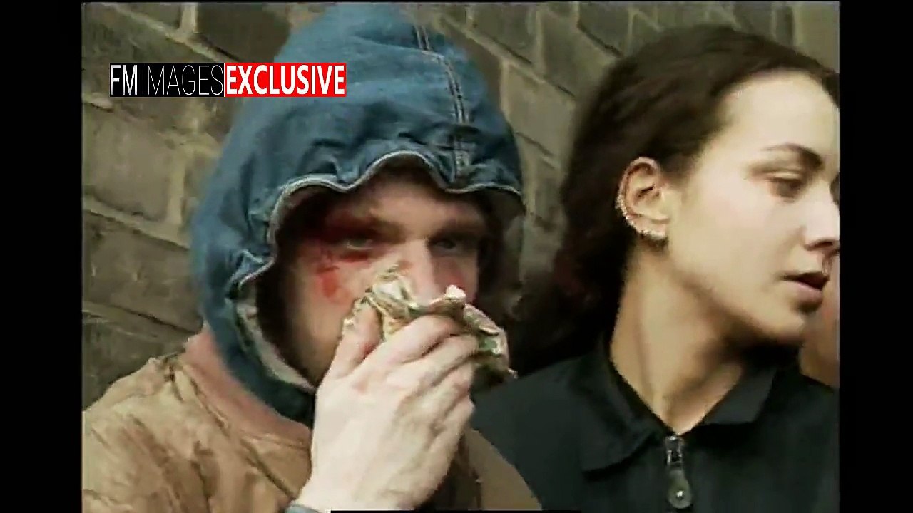 Pamje dramatike_ Serbi vret një shqiptar para kamerave në Pragë_ 1999