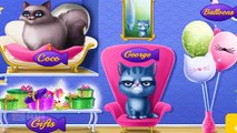 Fun Animals Care - Makeover Learn Colors Kids Games for Girls Cat Hair Salon - Makeup