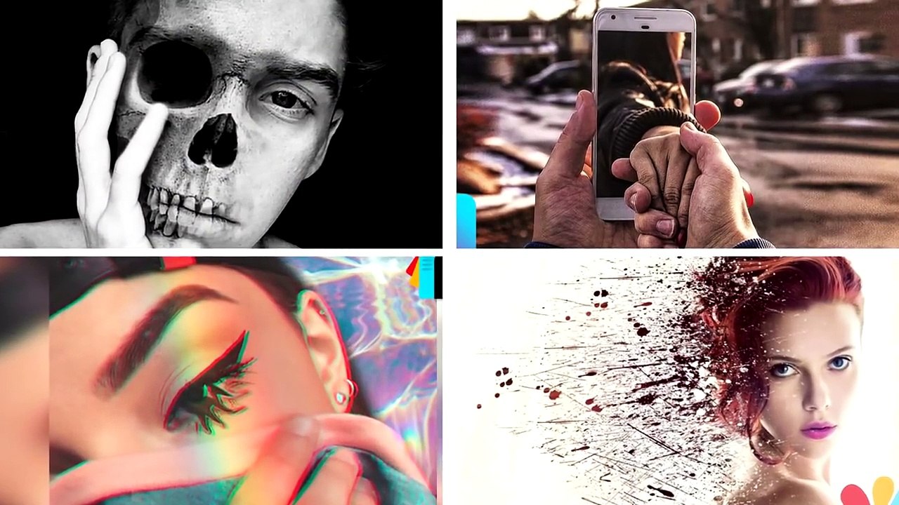 Efecto Dispersion de Colores y Fondo Epico |PicsArt Tutorial Edit