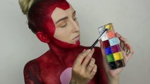 Ironman Body Paint Makeup Tutorial | Gender Bender Ironwomen