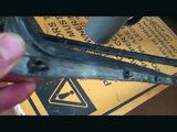 Replacing VW Beetle Door glass seals, quarter window and bailey channel