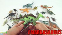 30 Jurassic Dinosaurs- Learn The English Names Sounds Of Dinosaurs For Kids. Dinosaur Figure Real.