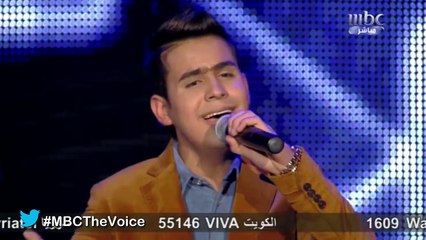 #MBCTheVoice -الموسم الأول - قصي حاتم اللي نساك انساه ‏
