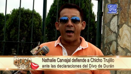 Nathalie Carvajal defiende a Chicho Trujillo ante las declaraciones del “Divo de Durán”