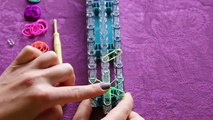 Оригинальный браслет из резинок RAINBOW LOOM РАДУЖКИ плетение звездочка пошаговая инструкция