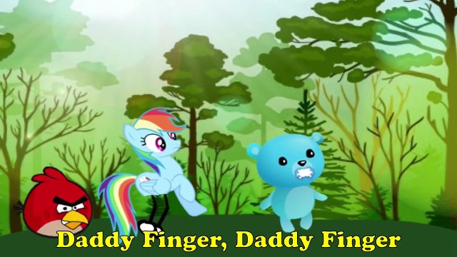 My Little Pony Mega Gummy Bear Giant Big Foot #Angry Birds Nursery Rhyme Finger Family Full Episode