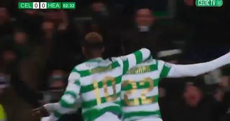 1-0 Odsonne Edouard Superb Goal - Celtic vs Hearts - 30.01.2018
