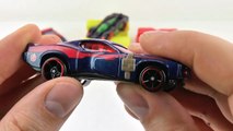 Play Doh Cars Hot Wheels Ice Cream Superheroes Toys Spiderman Batman Captain America Surprise Eggs