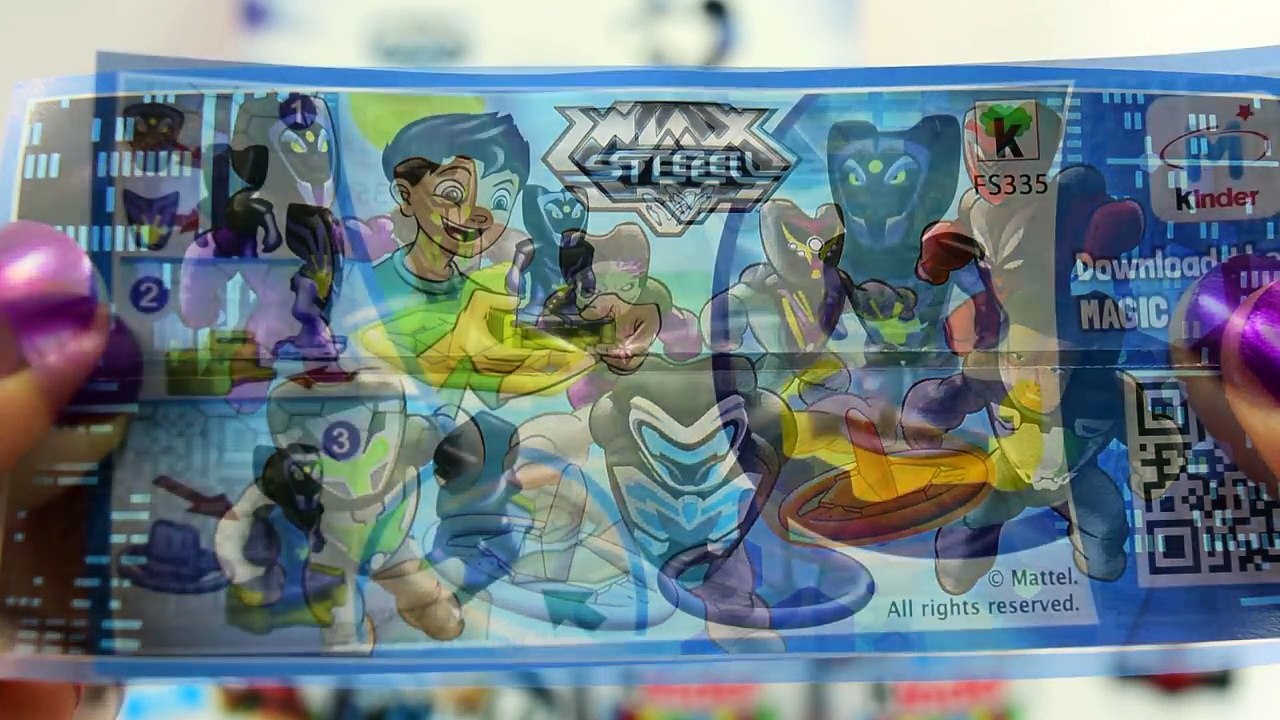 Huevo Kinder Sorpresa de Max Steel en Español | JuguetesYSorpresas