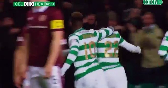 Odsonne Edouard Fantastic Goal - Celtic vs Hearts 1-0 30.01.2018 (HD)