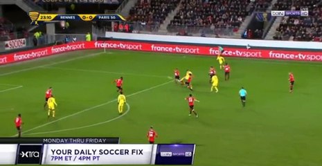 Thomas Meunier Goal HD -  Rennes	0-1	Paris SG 30.01.2018