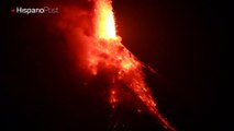 La erupción del volcán filipino Mayón ha dejado unas imágenes espectaculares