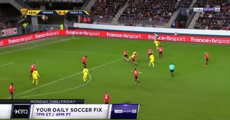 Résumé Rennes 0-1 PSG but Thomas Meunier