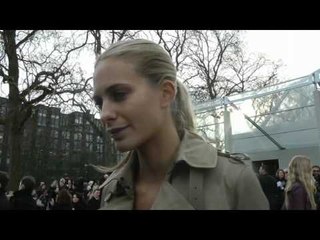 Poppy Delevigne Interview at the Burberry Show | Grazia UK