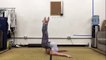 Flexible gymnastics girl