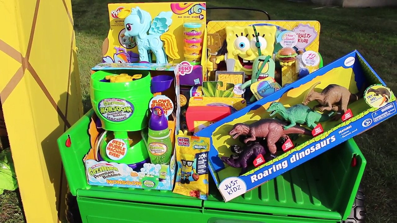 SPONGEBOB Toys GIANT EGG SURPRISE OPENING Video