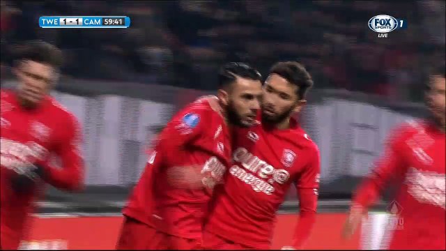 1-1 Penalty Goal Holland KNVB Beker Quarterfinal 30.01.2018 FC Twente 1-1 SC Cambuur