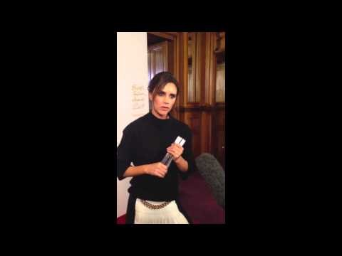Victoria Beckham Interview At British Fashion Awards 2014| Grazia UK