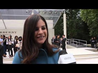 Julia Restoin Roitfeld Interview at London Fashion Week's Burberry Show | Grazia UK