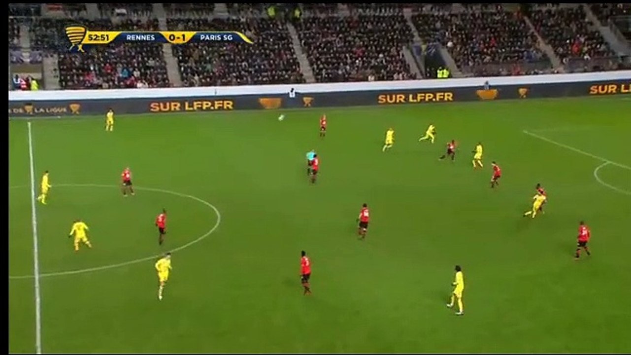 Goal Marquinhos (0:2) Rennes vs Paris SG