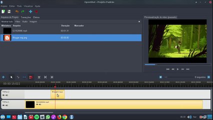 Curso Básico de Edição no Openshot: Adicionando novas trilhas