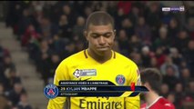 Kylian Mbappe Horror Foul And Gets Red Card HD - Stade Rennais 0-3 PSG 30.01.2018