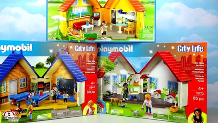 Playmobil City Life & Summer Fun! Country House, Pet Store and School Playsets!