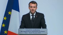 Discours d'Emmanuel Macron au Conseil de Coordination des Organisations Arméniennes de France (CCAF)