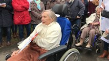 Bérengère Pierre, 87 ans, résidente des Corolles à l’Ehpad d’Ancenis soutient le personnel.