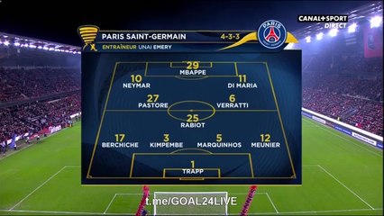 Rennes 2-3 PSG - les Buts et Résumé - 30.01.2018
