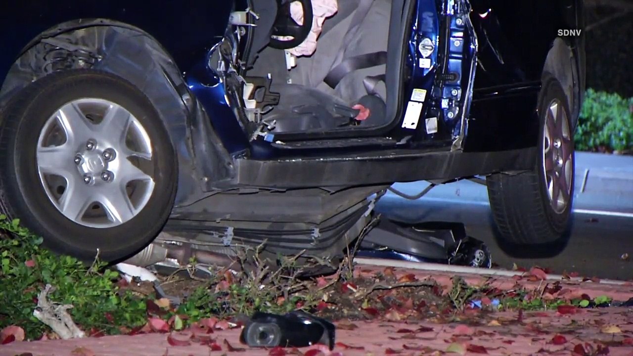 Speeding Teen Driver Rescued from Mangled Car After Hitting Tree