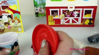Play Doh Little People Dough Farm Case | Play Doh Granja Con Formas Niños y Animalitos