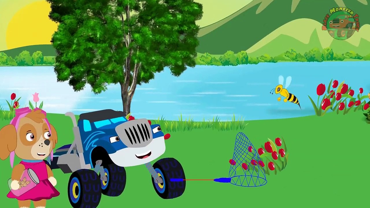 BLAZE CAR THE MONSTER MACHINES Robbery Bear Crying in Prison! Blaze Monster Truck Full Episodes ⚜️