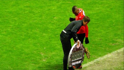 30/01/18 : SRFC-PSG : première entrée de Diafra Sakho (46')