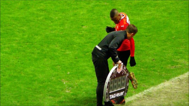 30/01/18 : SRFC-PSG : première entrée de Diafra Sakho (46')