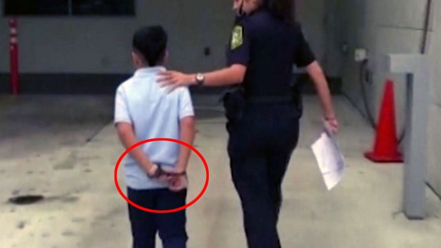 교사 때린 7살 소년 수갑 채워 연행...과잉대응 논란 / YTN