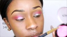Pretty Pink Valentines day Makeup tutorial | Mariam musa