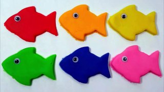 Play Doh Fish Learn Colors Play Doh Modelling Clay Molds Baby Nursery Rhymes For Kids